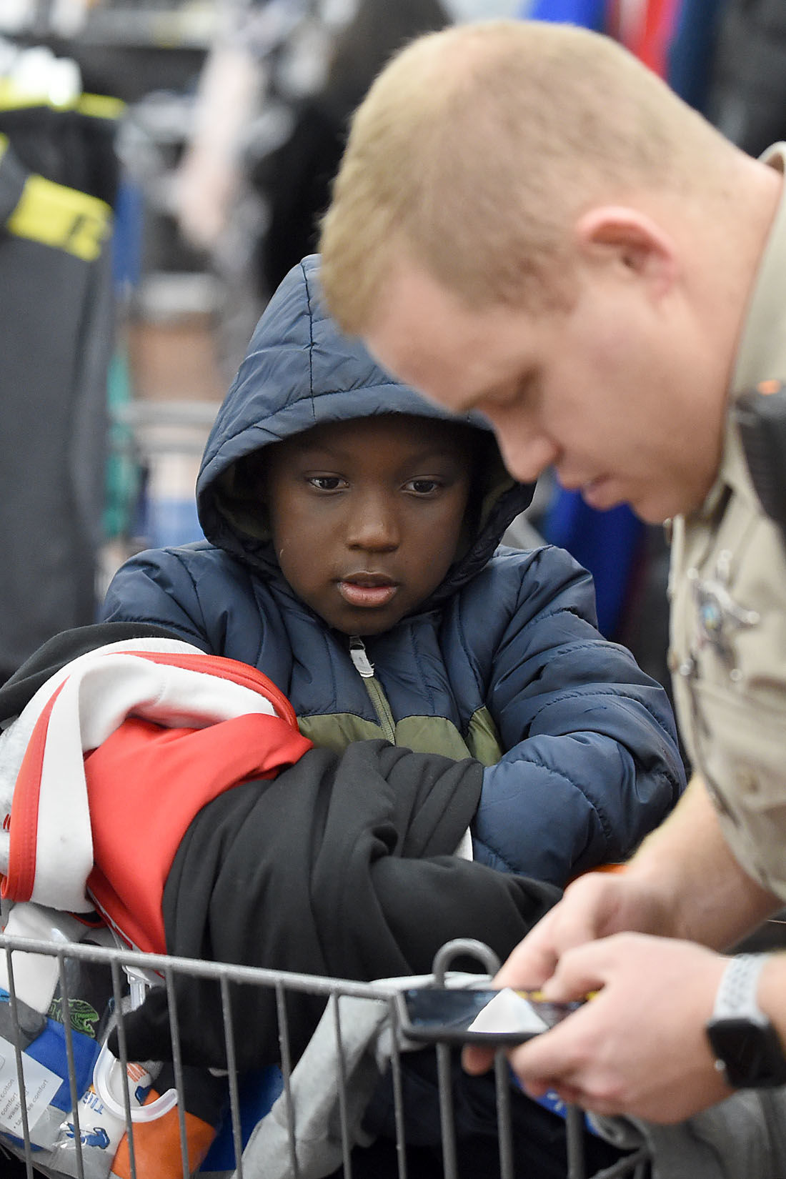 Cops & Kids Christmas shopping